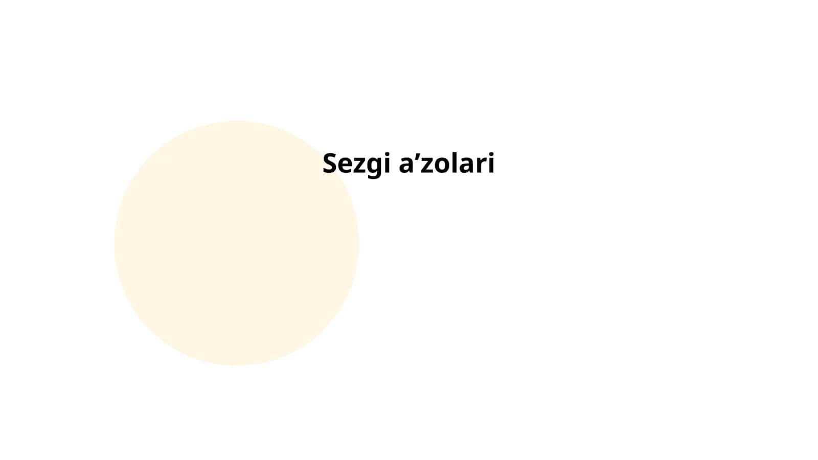 Sezgi aʼzolari