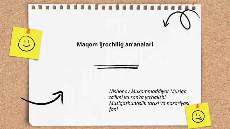 Maqom ijrochilig anʼanalari