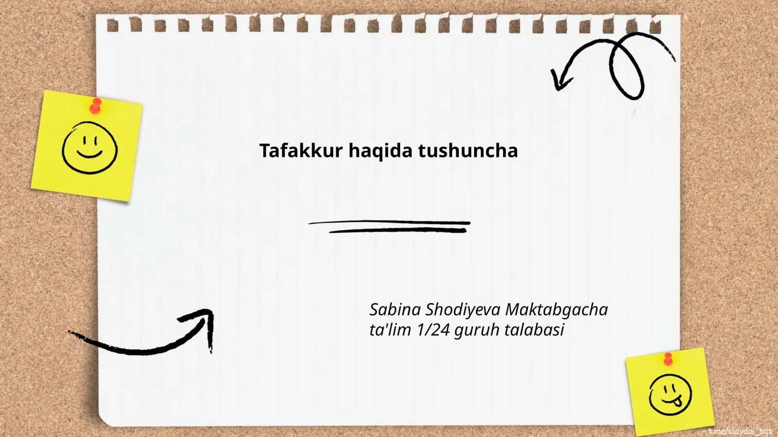 Tafakkur haqida tushuncha