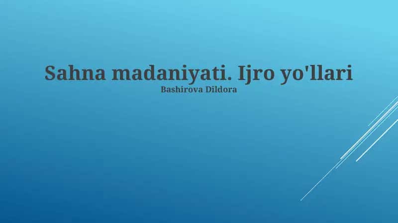 Sahna madaniyati