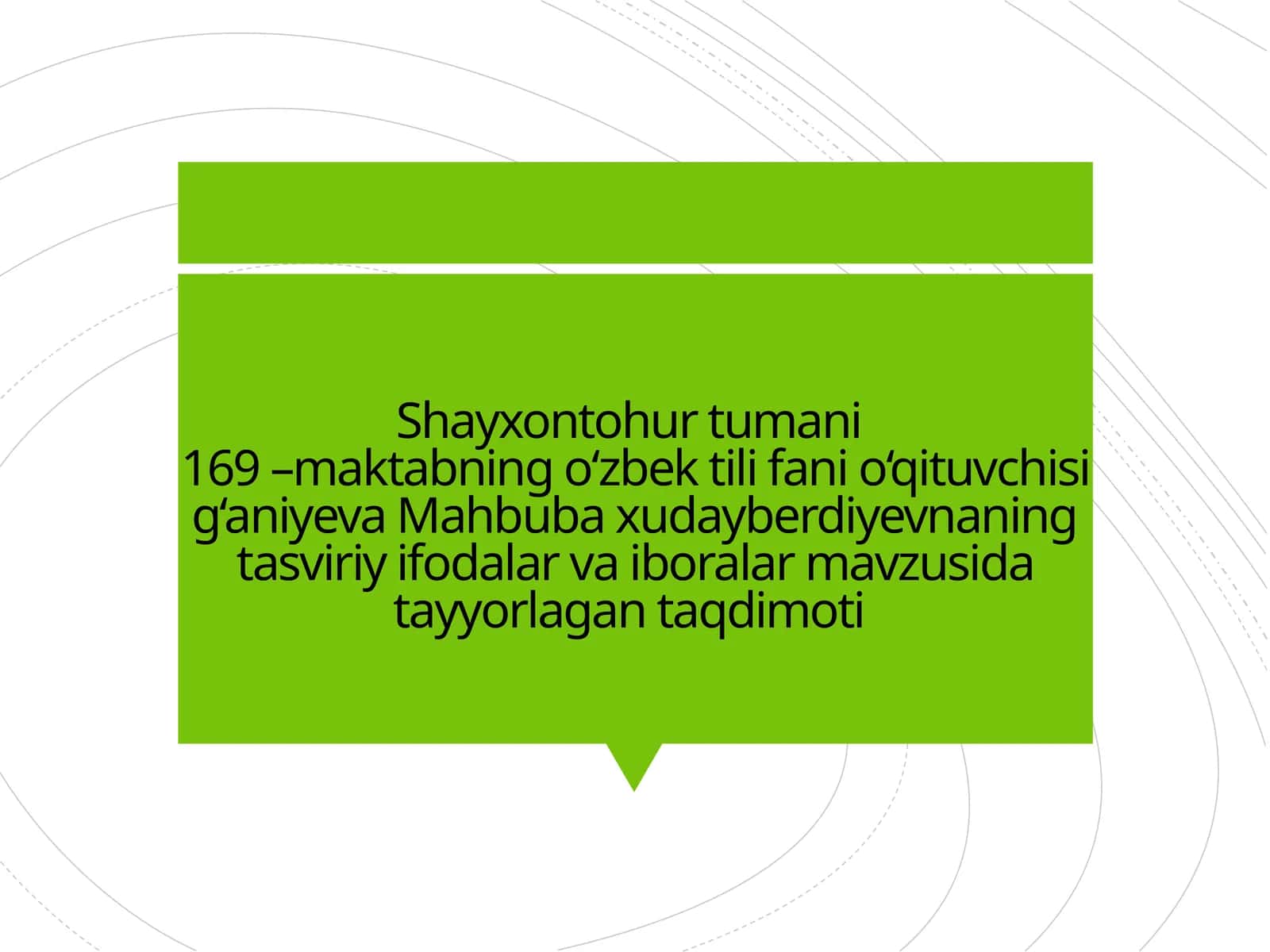 Tasviriy ifodalar va iboralar