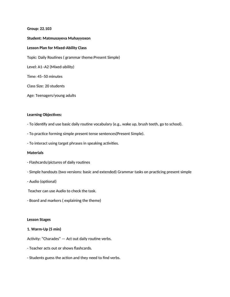 lesson plan