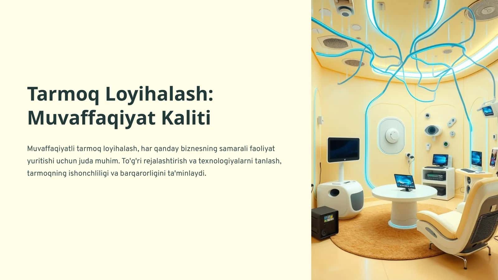 Tarmoq Loyihalash: Muvaffaqiyat Kaliti