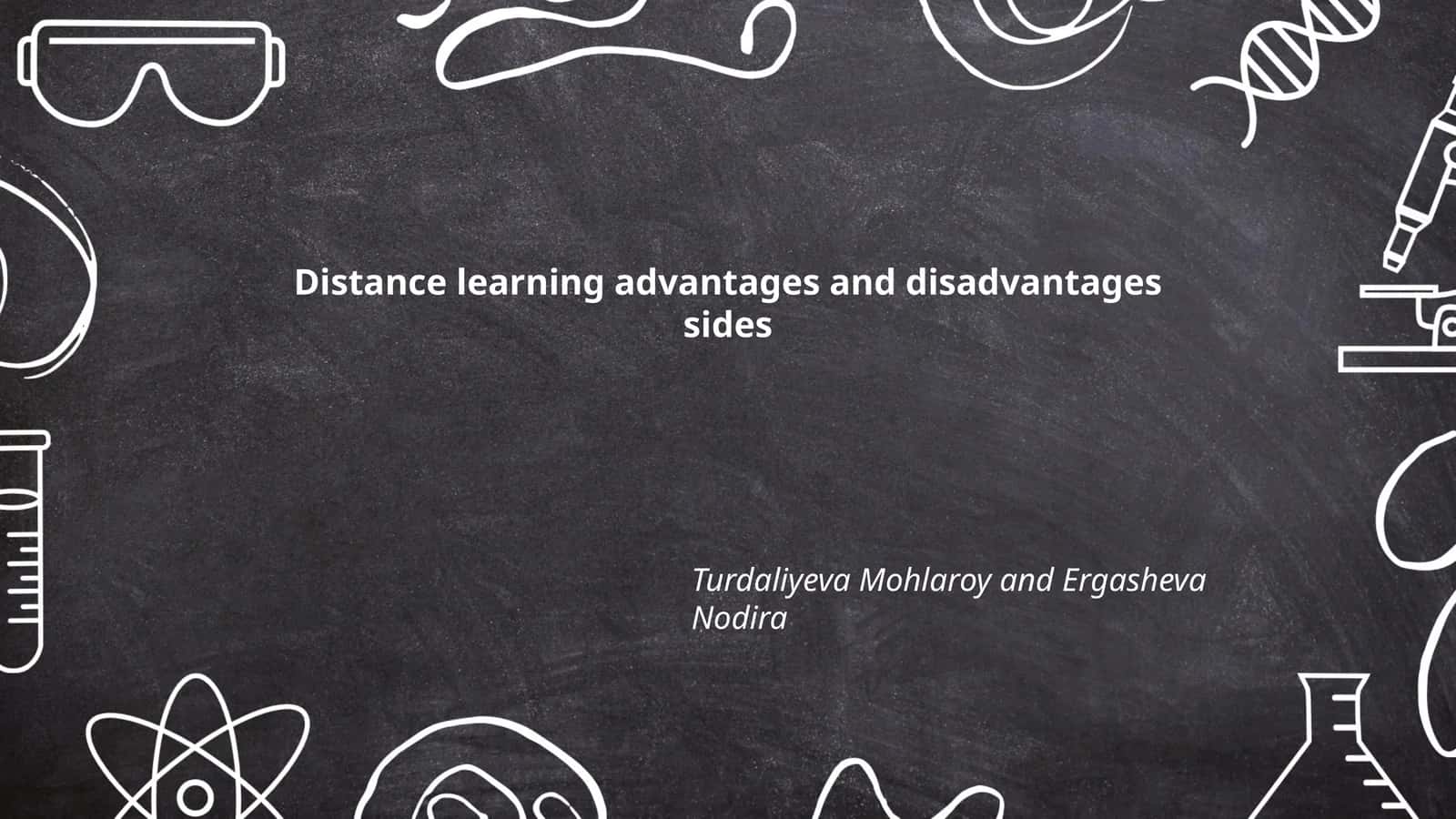 Distance learning advantages and disadvantages sides