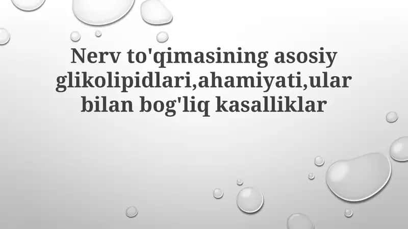 Glikolipiidlar: Hujayra-hujayra tan olish va signal uzatishda muhim bo'lgan membrana tarkibiy qismlari
