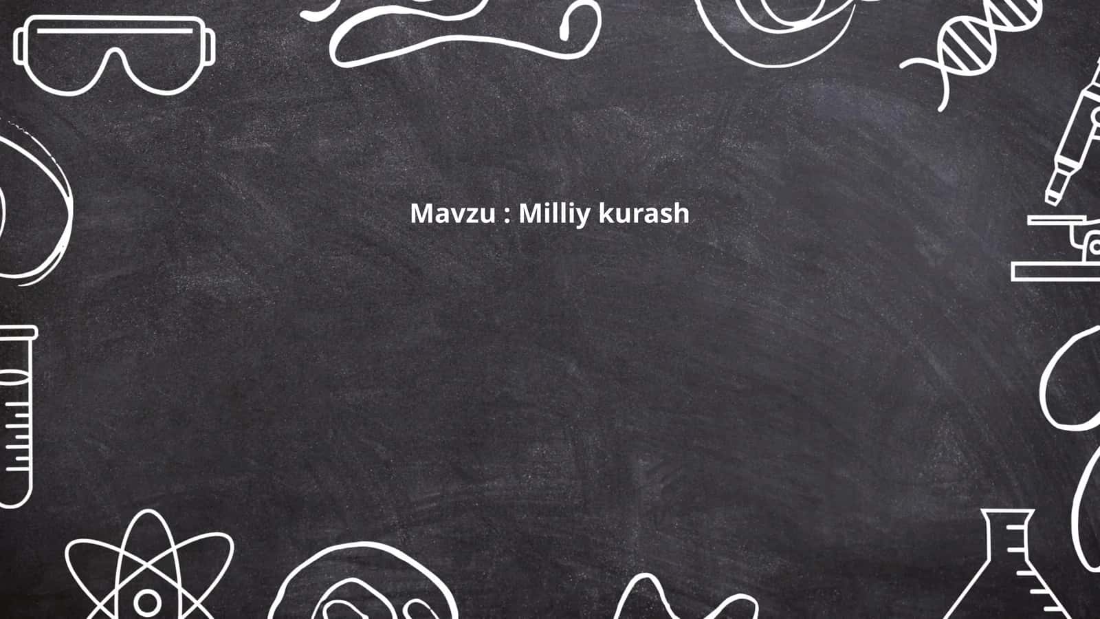 Milliy kurash