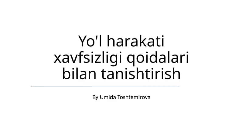 Xavfsizlik Haydovchilik Texnikasi