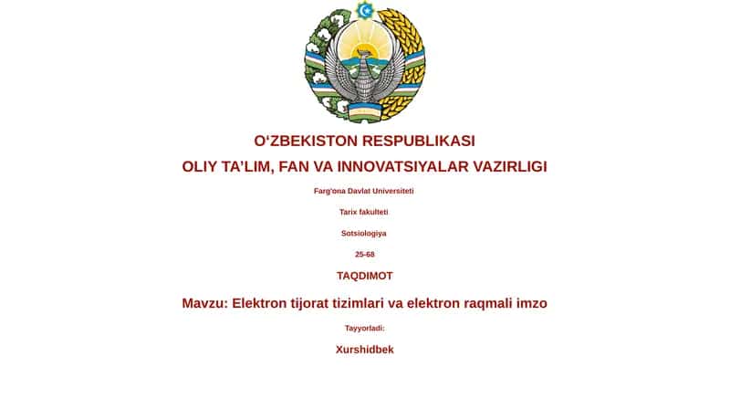Elektron raqamli imzo