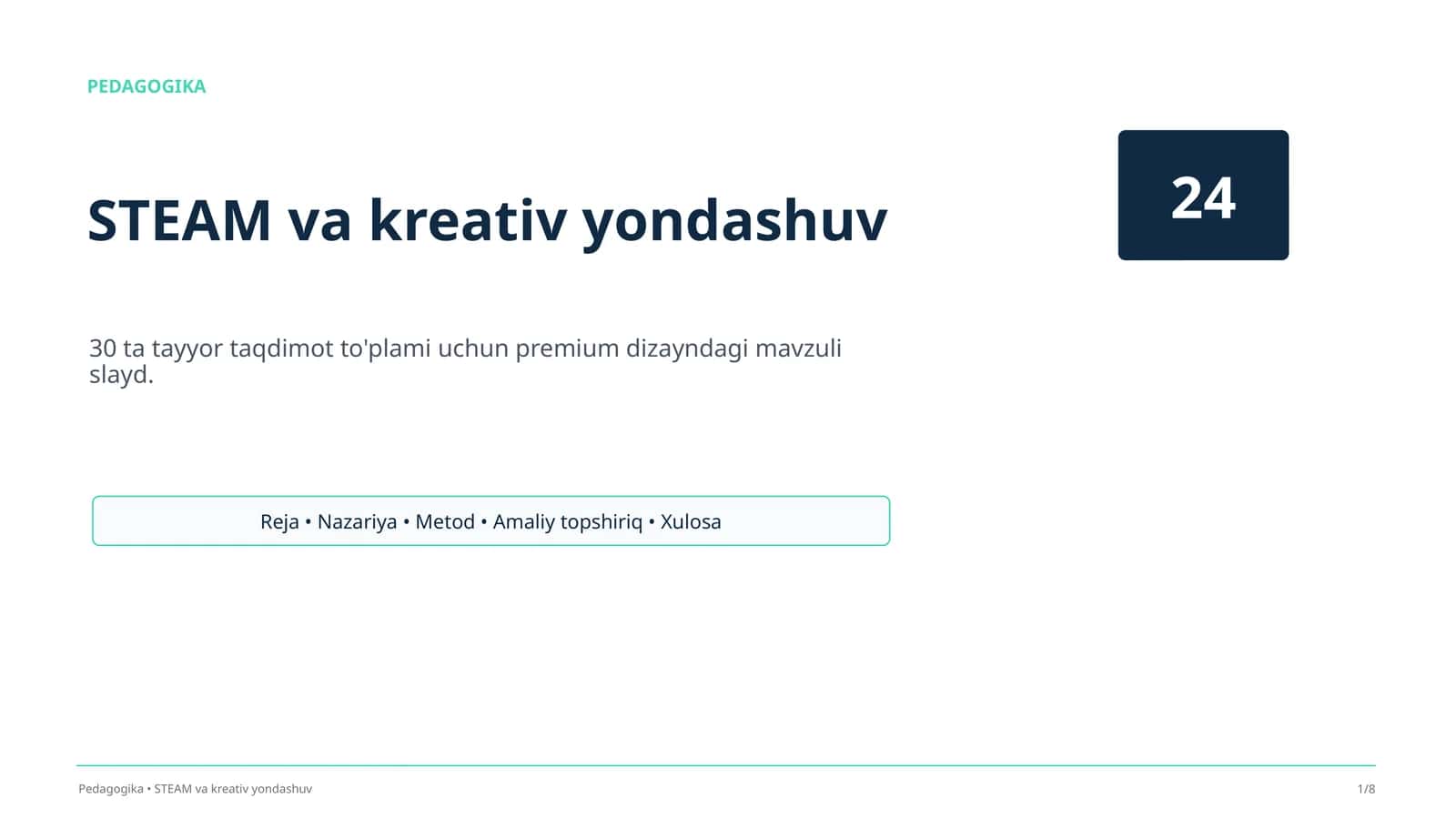 STEAM va kreativ yondashuv