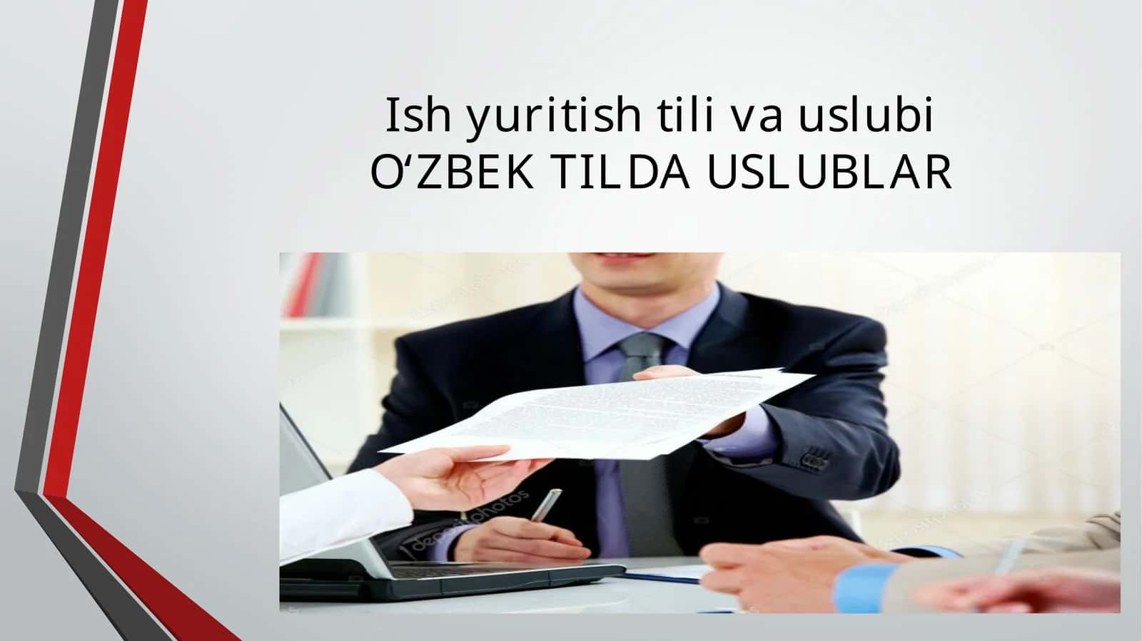 Oʻzbek tilda uslublar