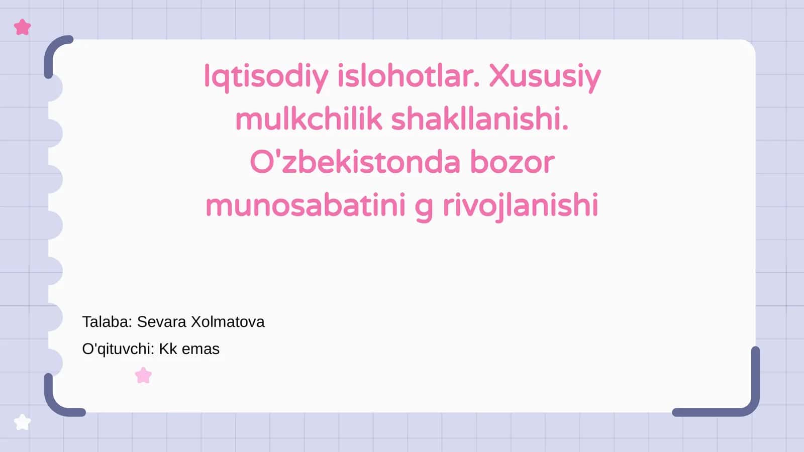 Iqtisodiy Islohotlar: Asosiy Ma'nosi