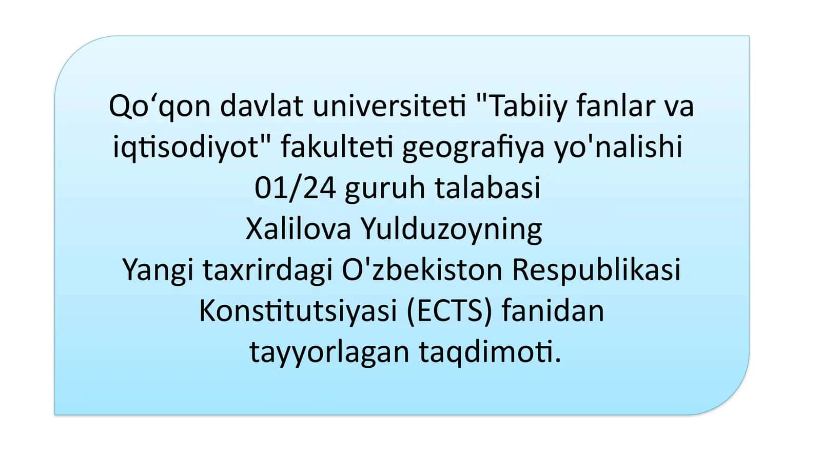 Geografiya yo'nalishi