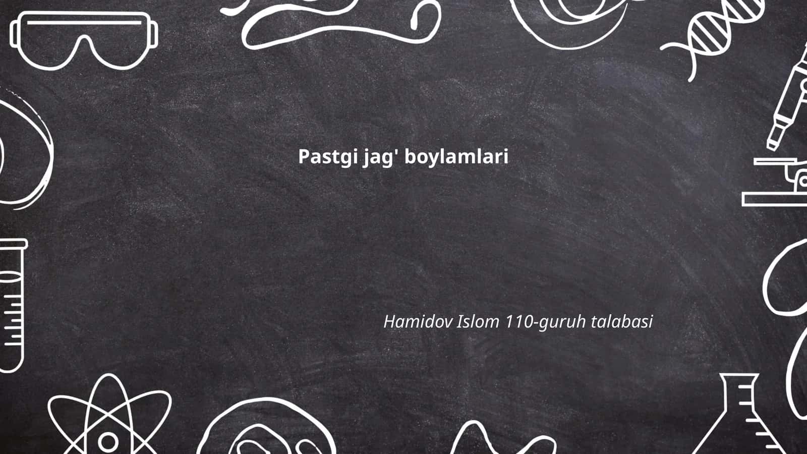 Pastgi jag' boylamlari