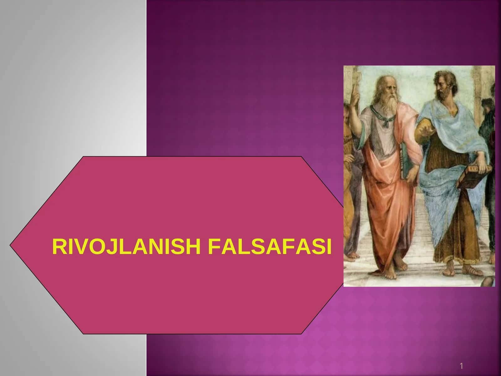 RIVOJLANISH FALSAFASI
