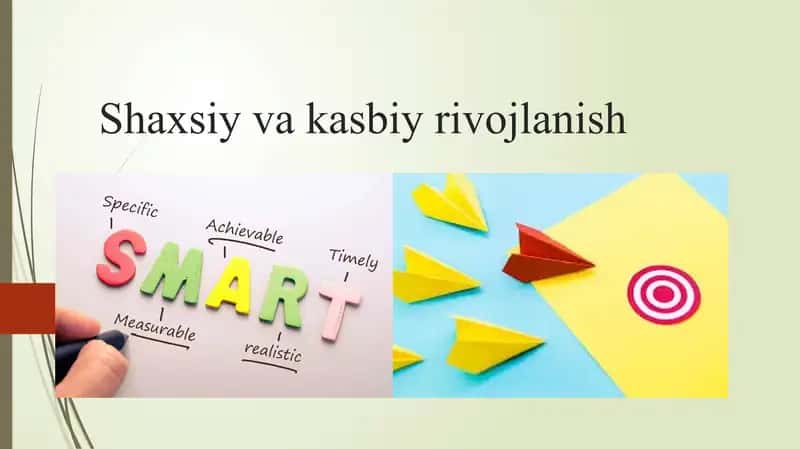 Shaxsiy va kasbiy rivojlanish