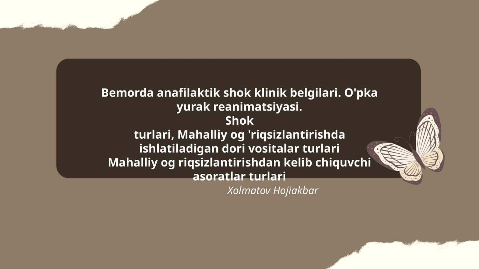 Mahalliy Og'riqsizlantirish