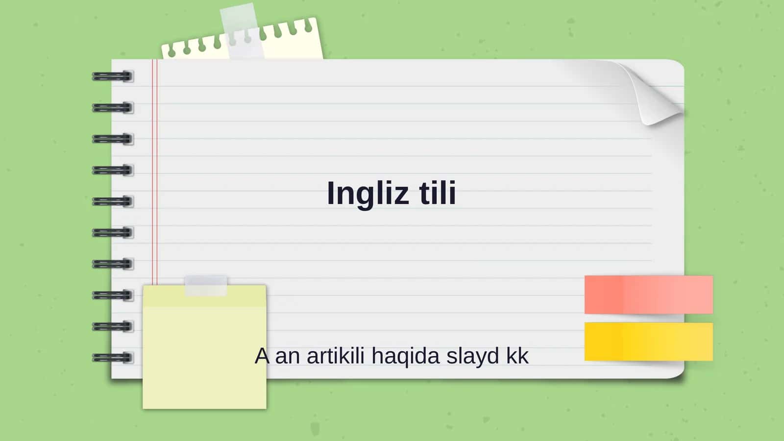 A va An artikillari