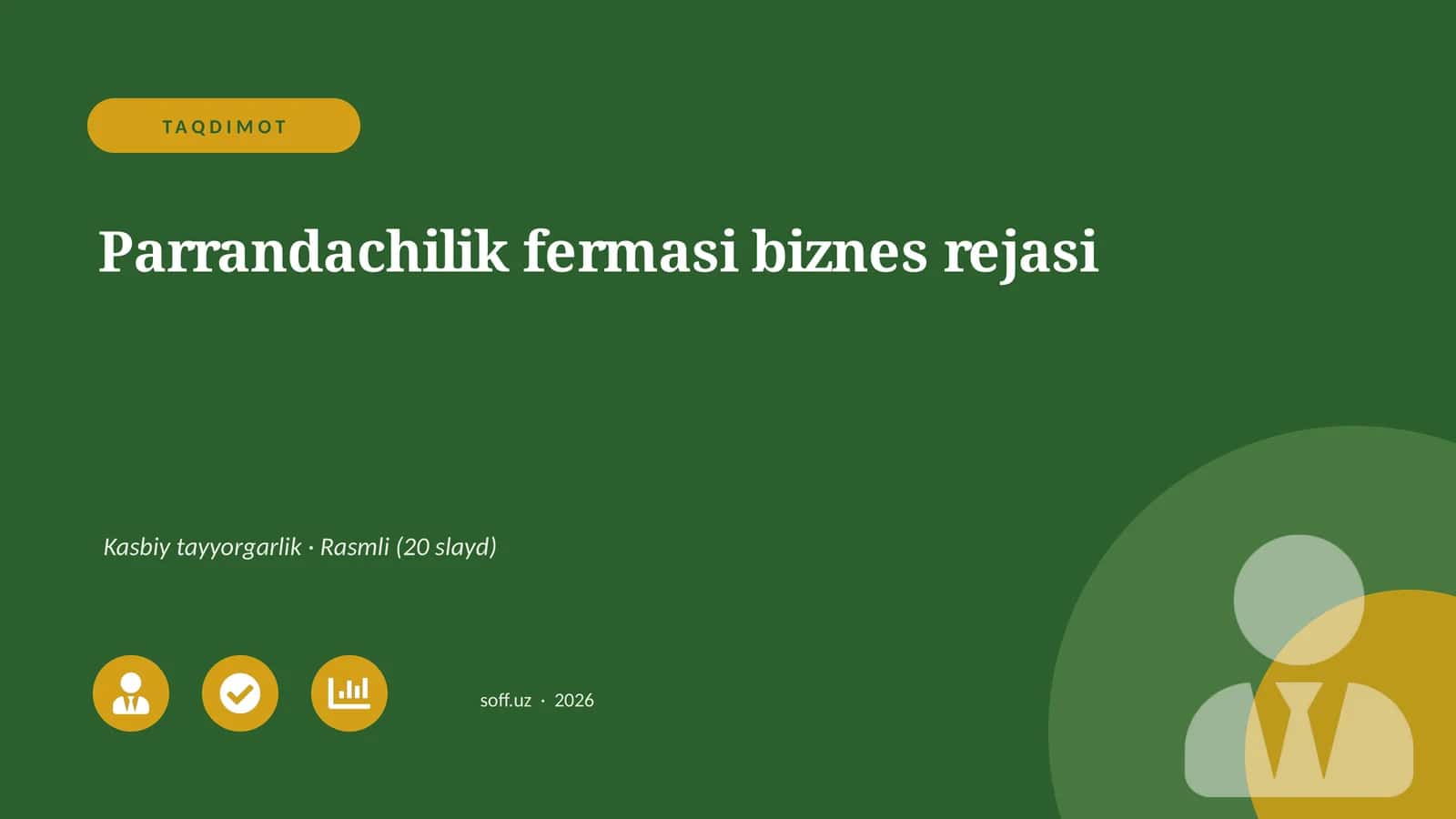Parrandachilik fermasi biznes rejasi