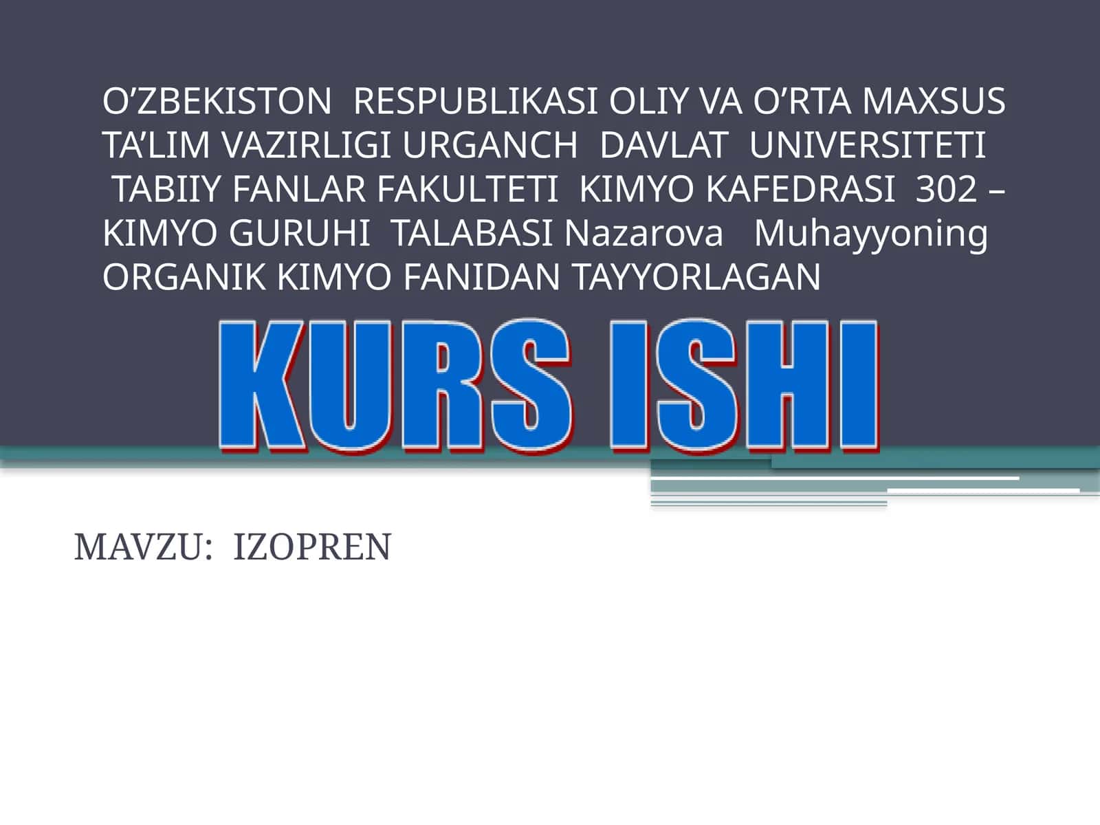 IZOPREN