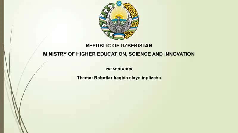 Robotlarhaqidaslaydinglizcha