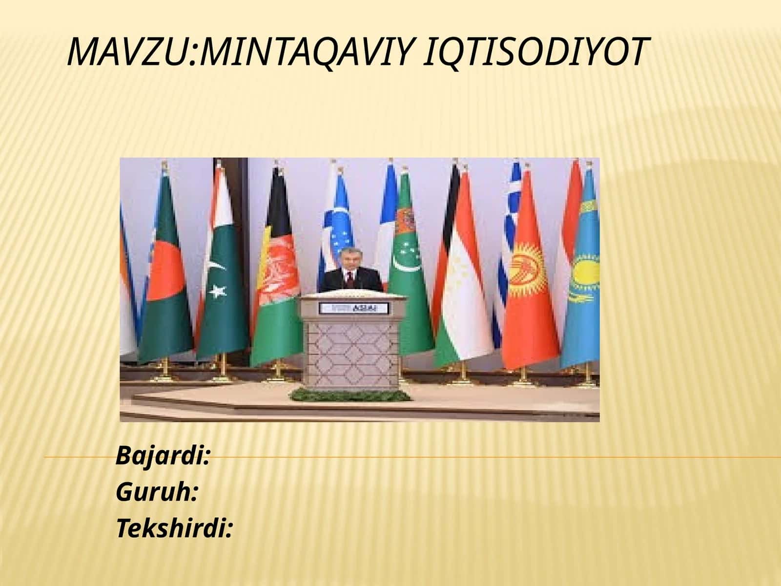 Mintaqaviy iqtisodiyot