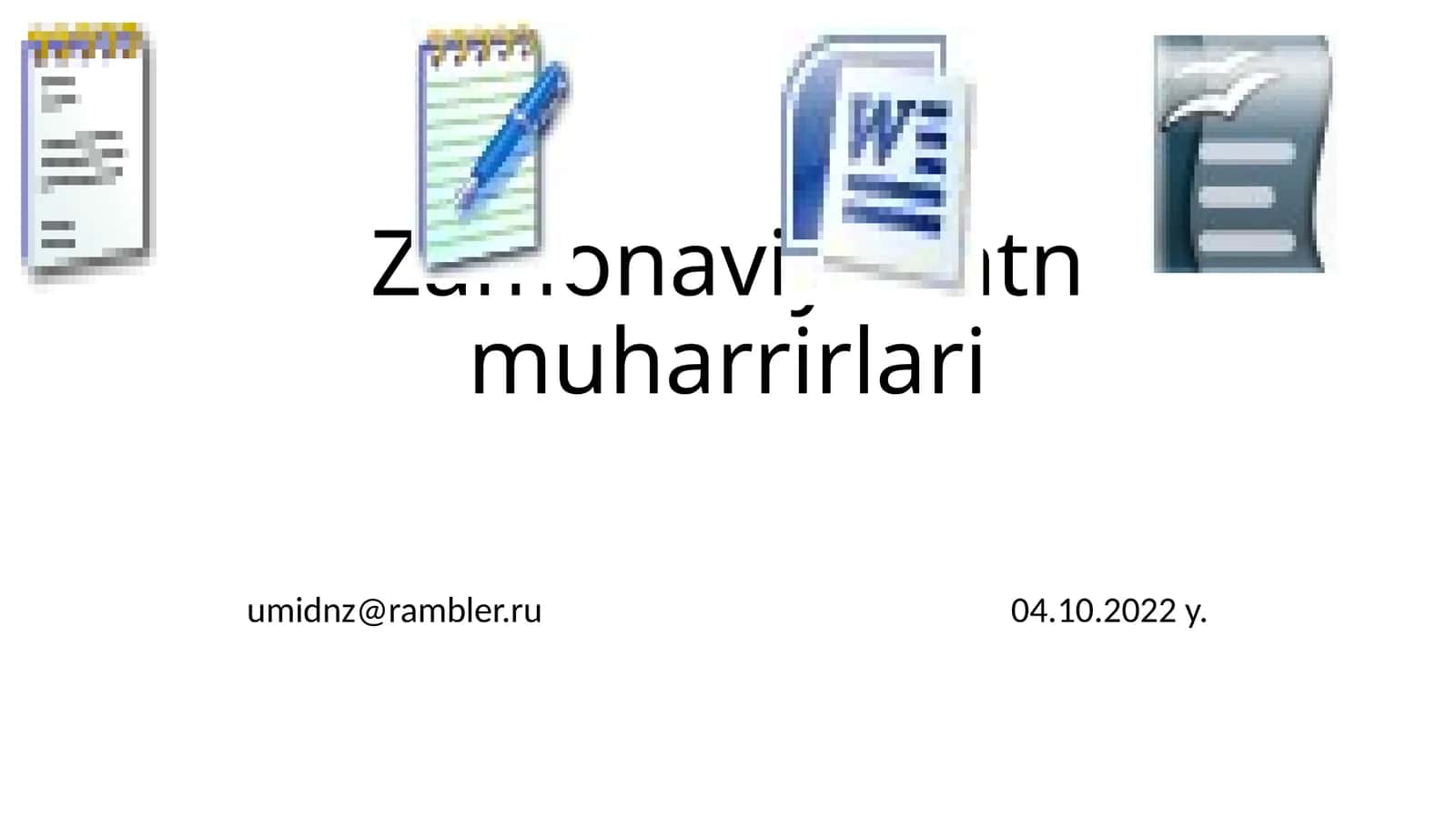 Zamonaviy matn muharrirlari