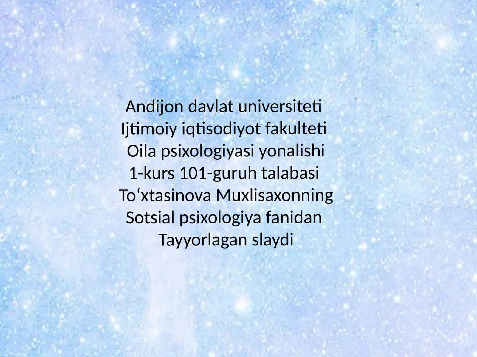 Oilap psixologiyasi