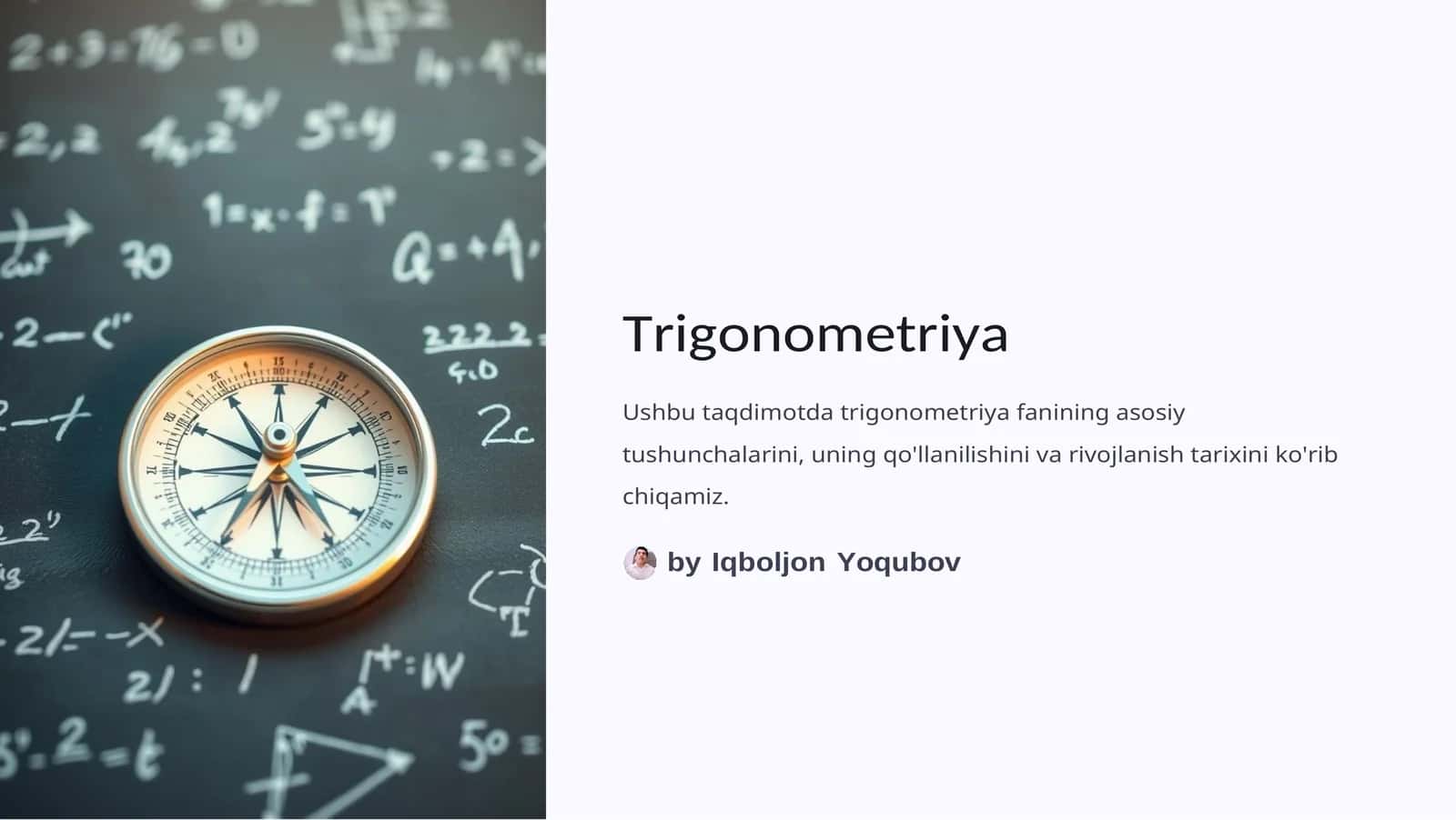 Trigonometriya