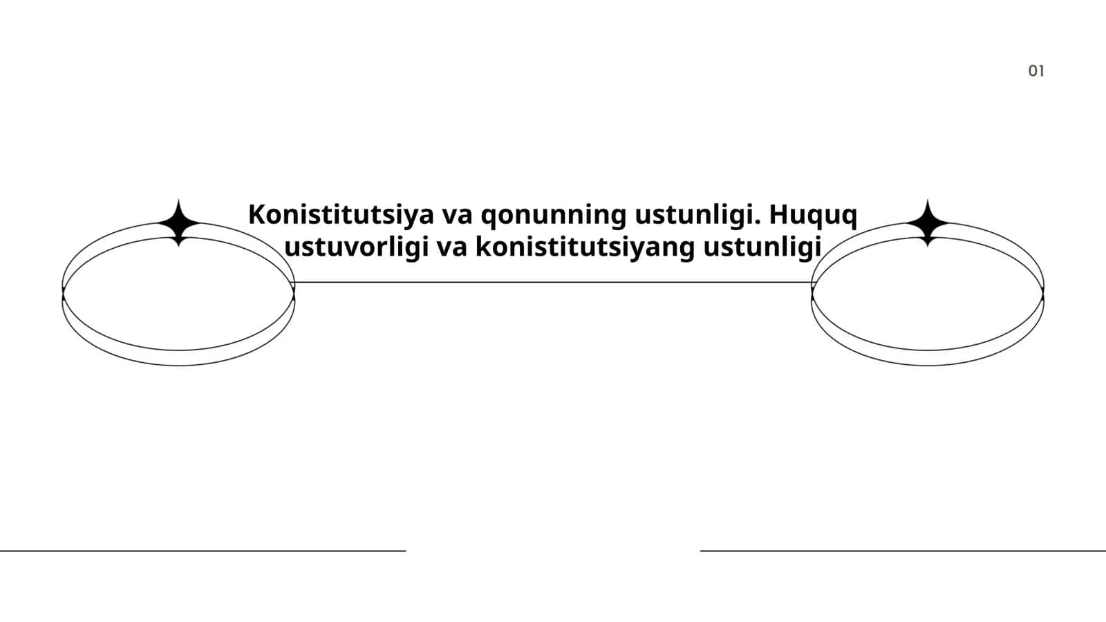 Konistitutsiya va qonunning ustunligi. Huquq ustuvorligi va konistitutsiyang ustunligi
