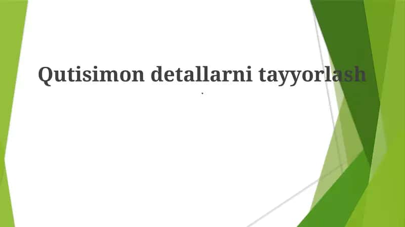 X komponent uchun 200 dan ortiq texnik shartlar