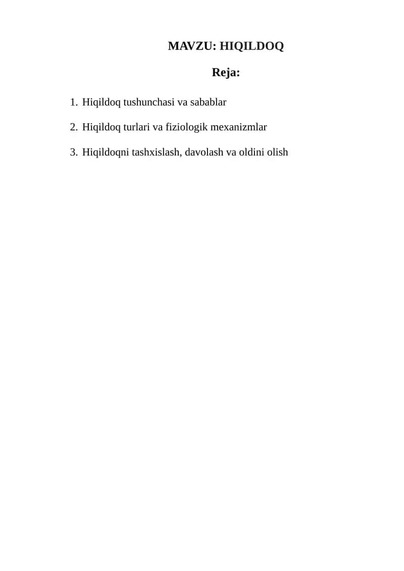 Hiqildoq referat