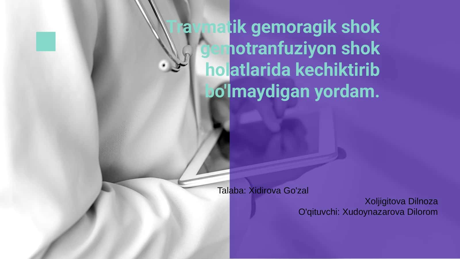 Travmatik gemorragik shok
