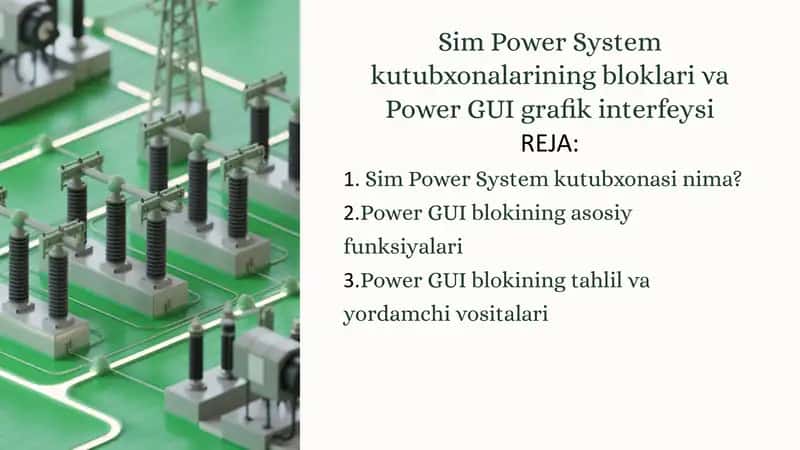 Sim Power System kutubxonasi