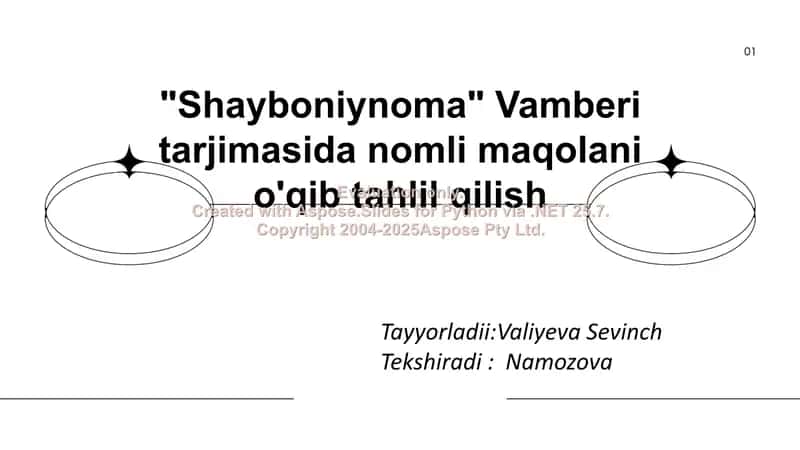 Mustaqil ta'lim-1 O'zbek adabiyoti