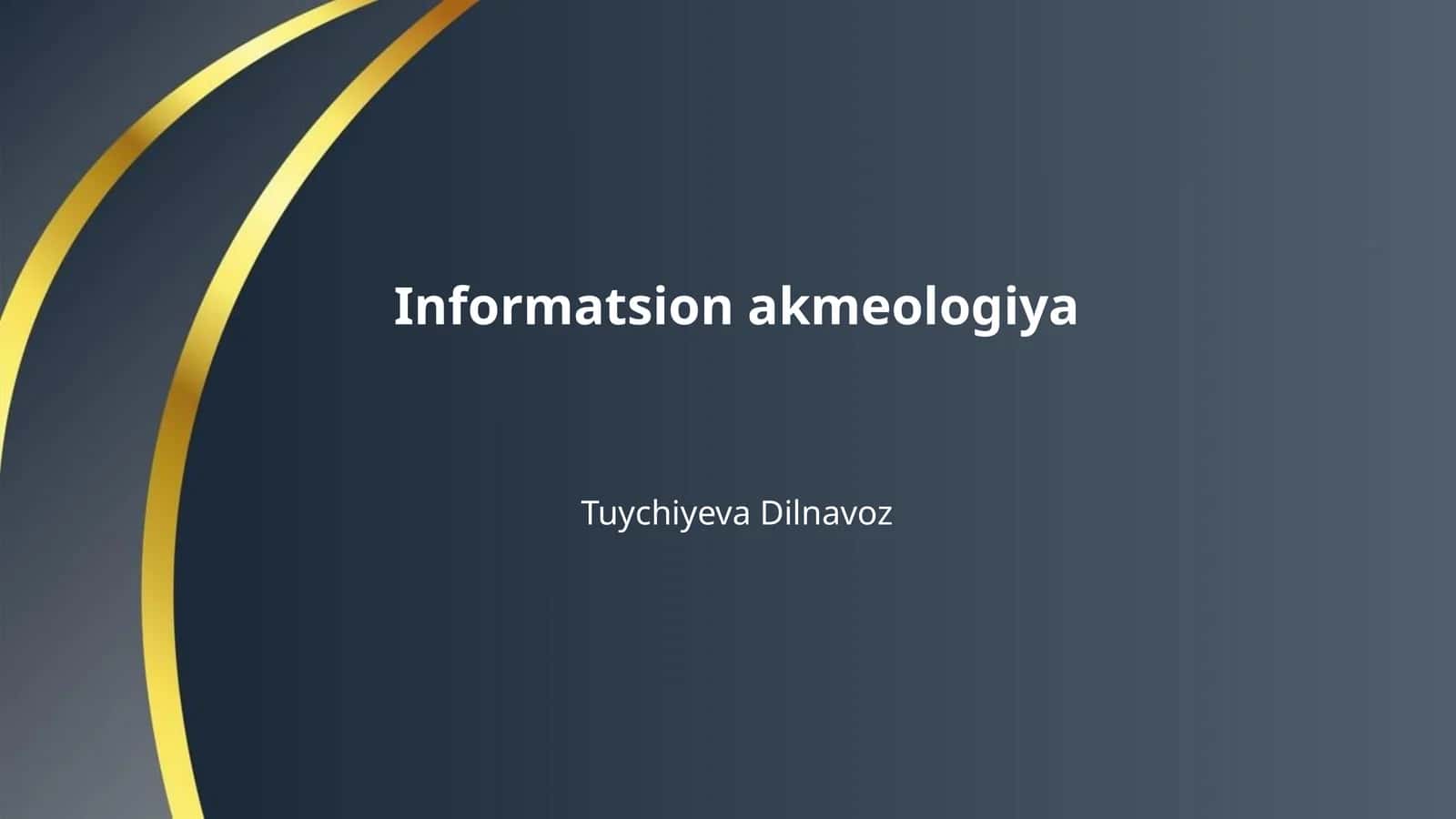 Informatsion akmeologiya