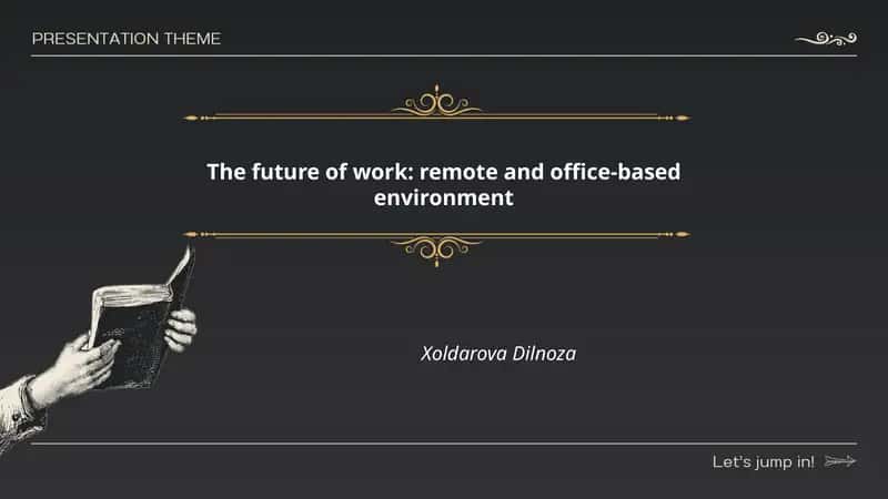 Future of Work: Hybrid Work Models and Policies