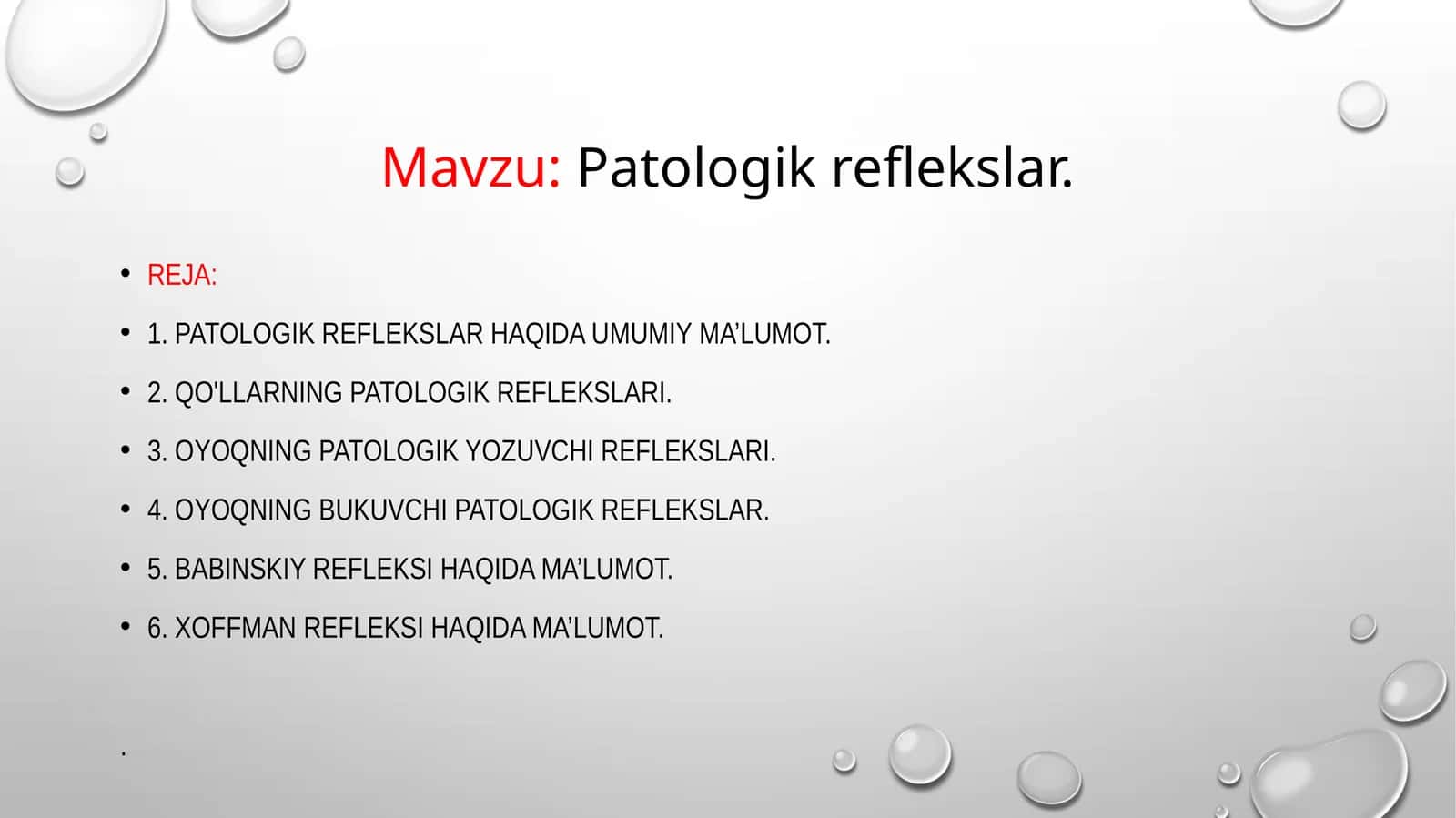Patologik reflekslar
