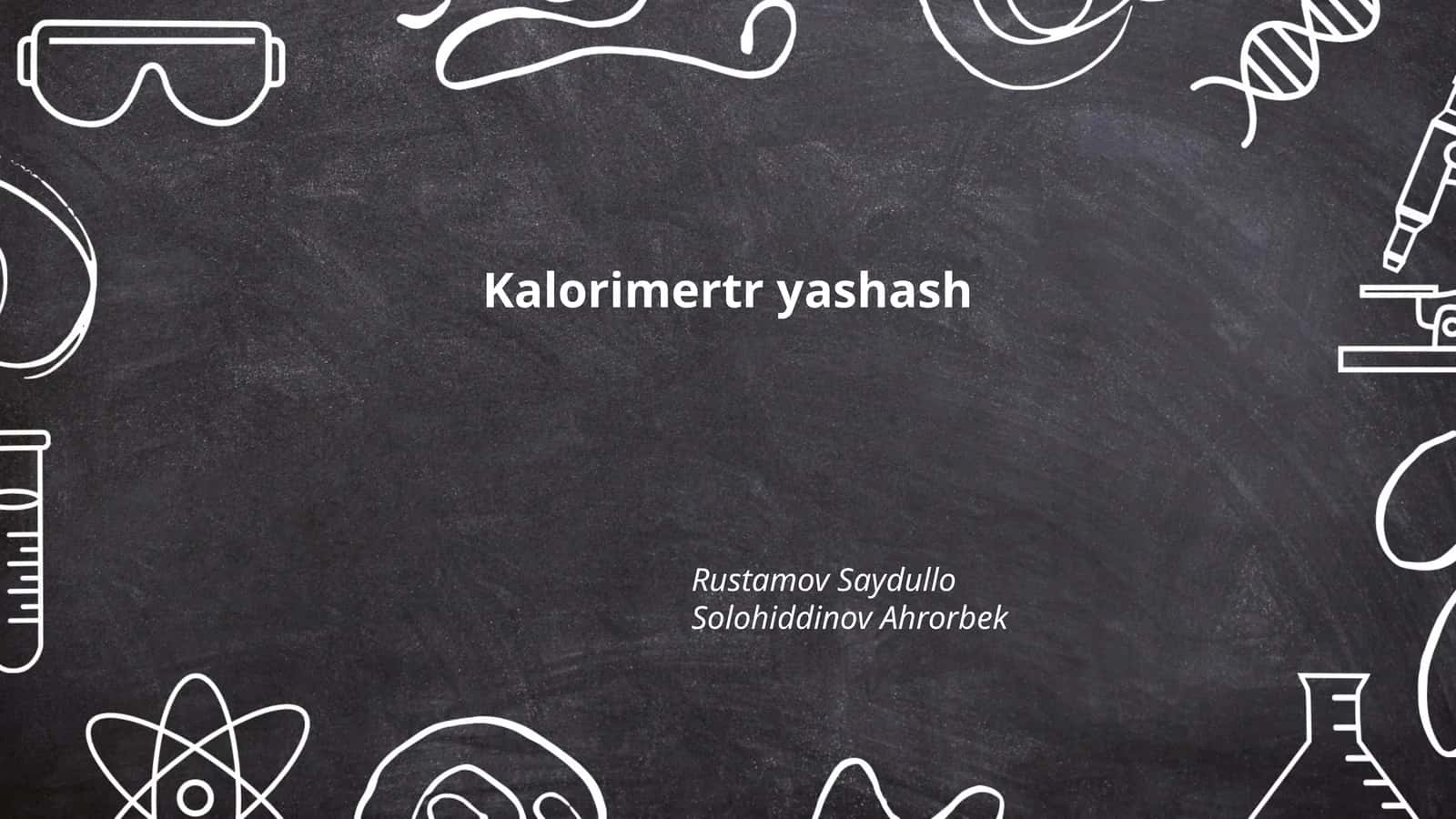 Kalorimetriya