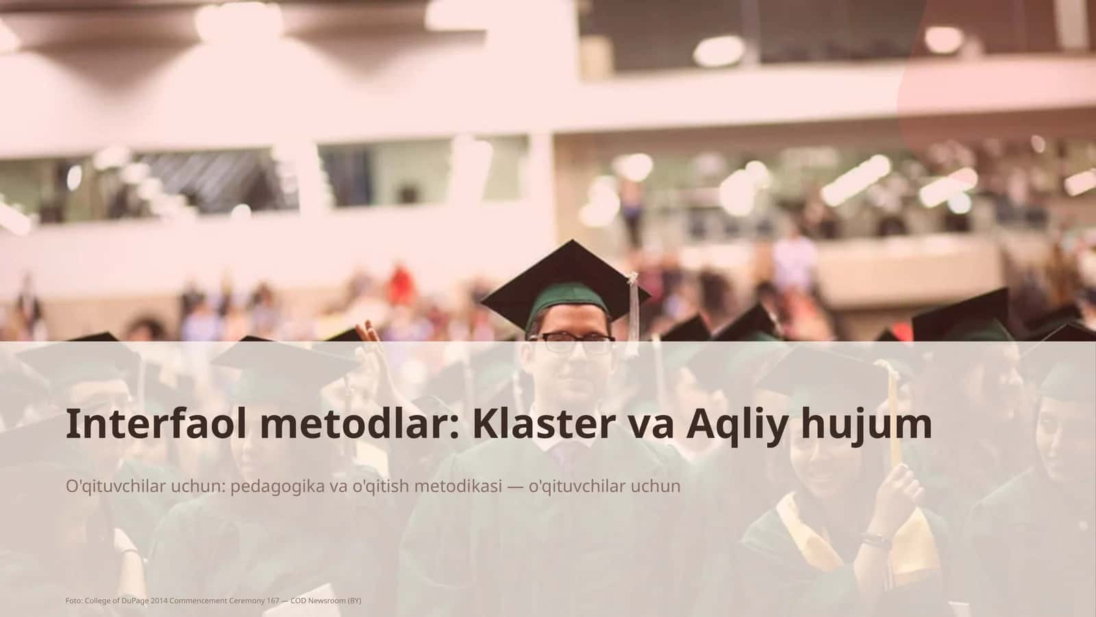 Interfaol metodlar: Klaster va Aqliy hujum
