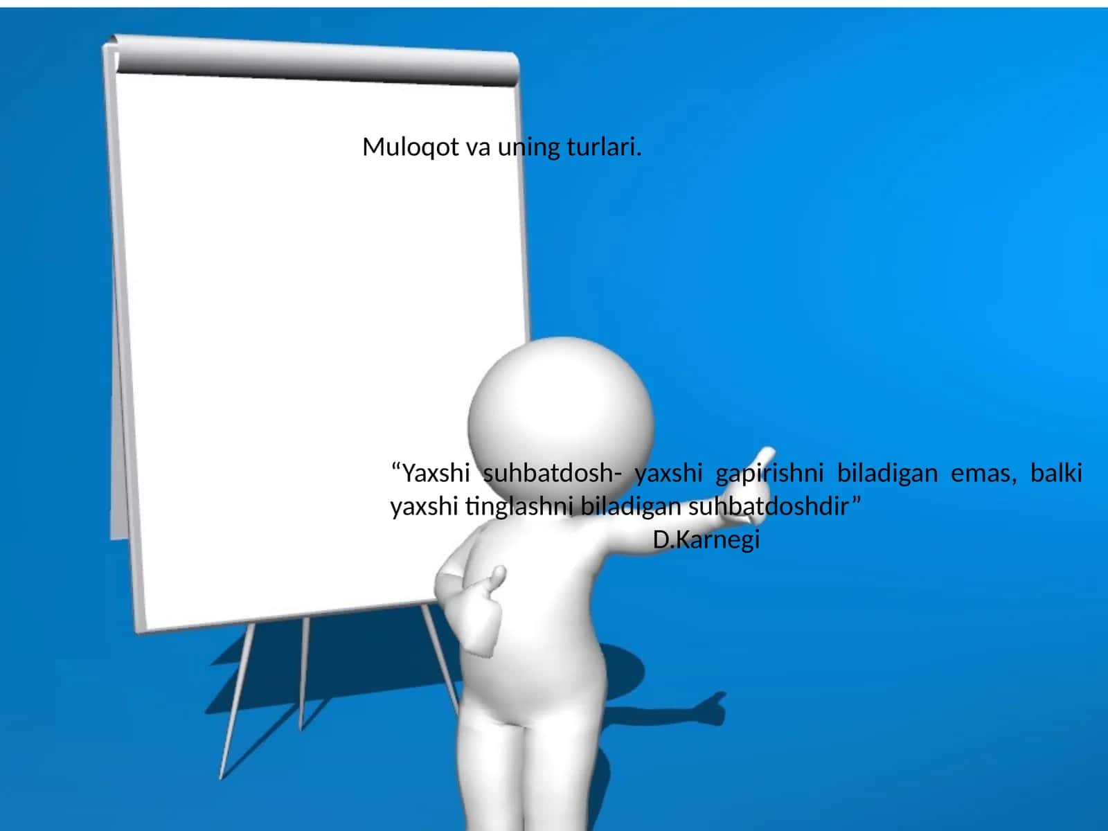Muloqot va uning turlari