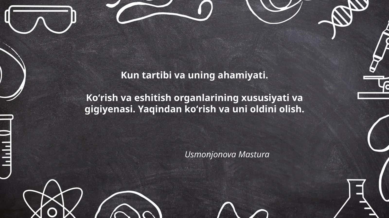 Koʻrish organlari tuzilishi