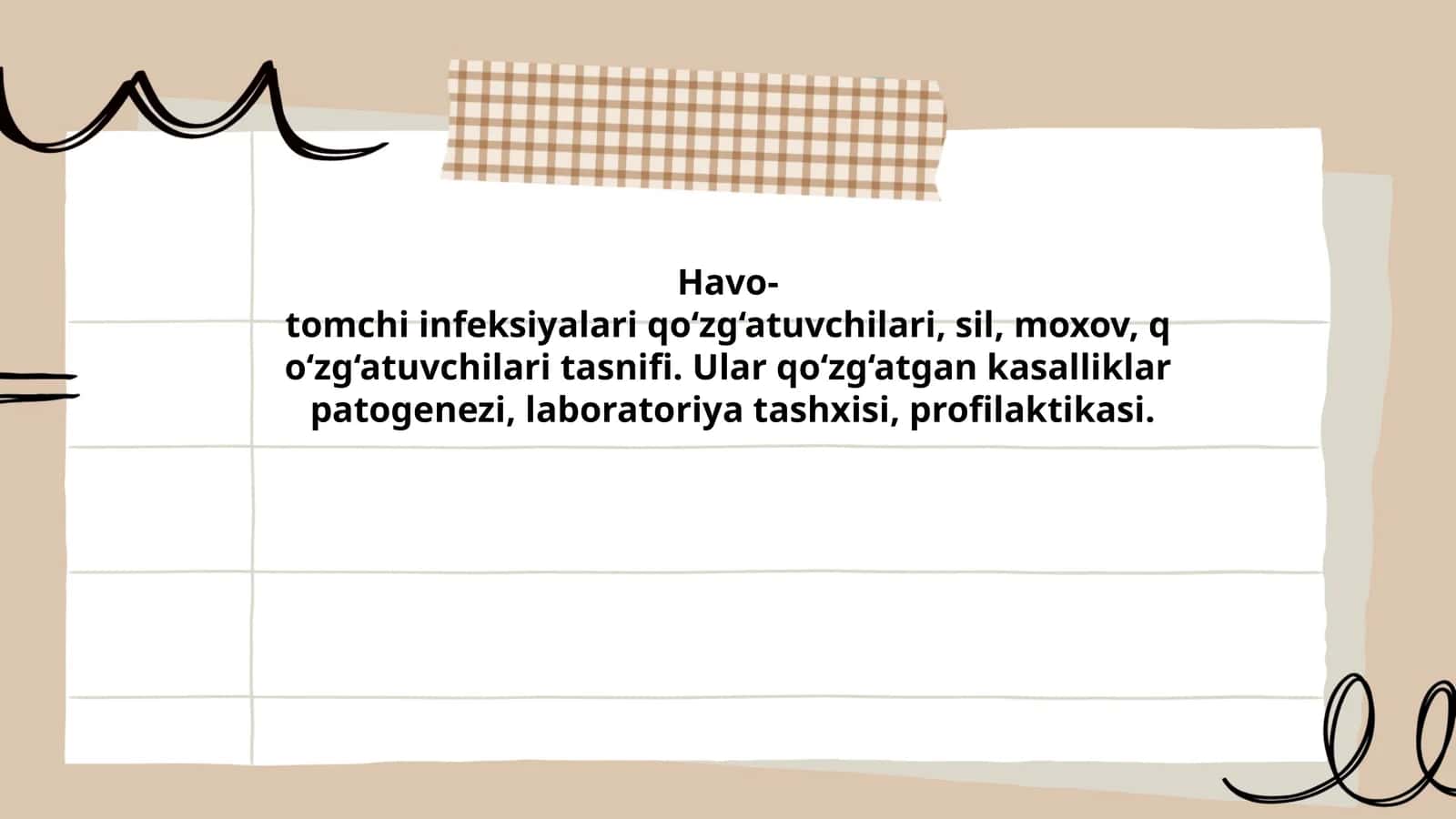 Havo-tomchi infeksiyalari qo‘zg‘atuvchilari