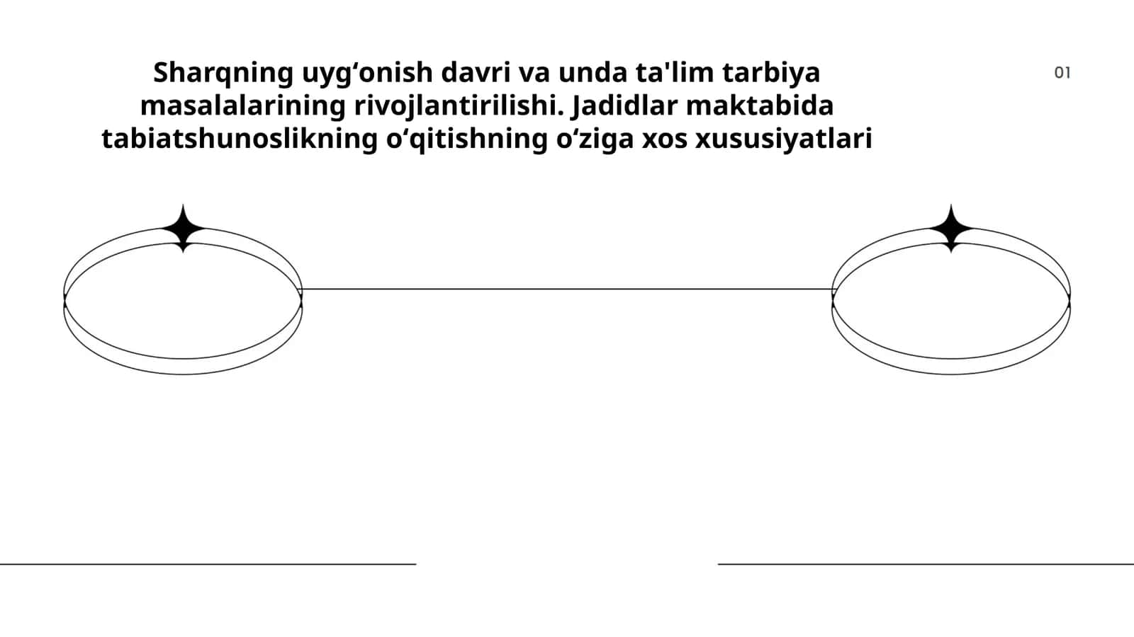 Sharqning uygʻonish davri va unda ta'lim tarbiya masalalarining rivojlantirilishi. Jadidlar maktabida tabiatshunoslikning oʻqitishning oʻziga xos xususiyatlari