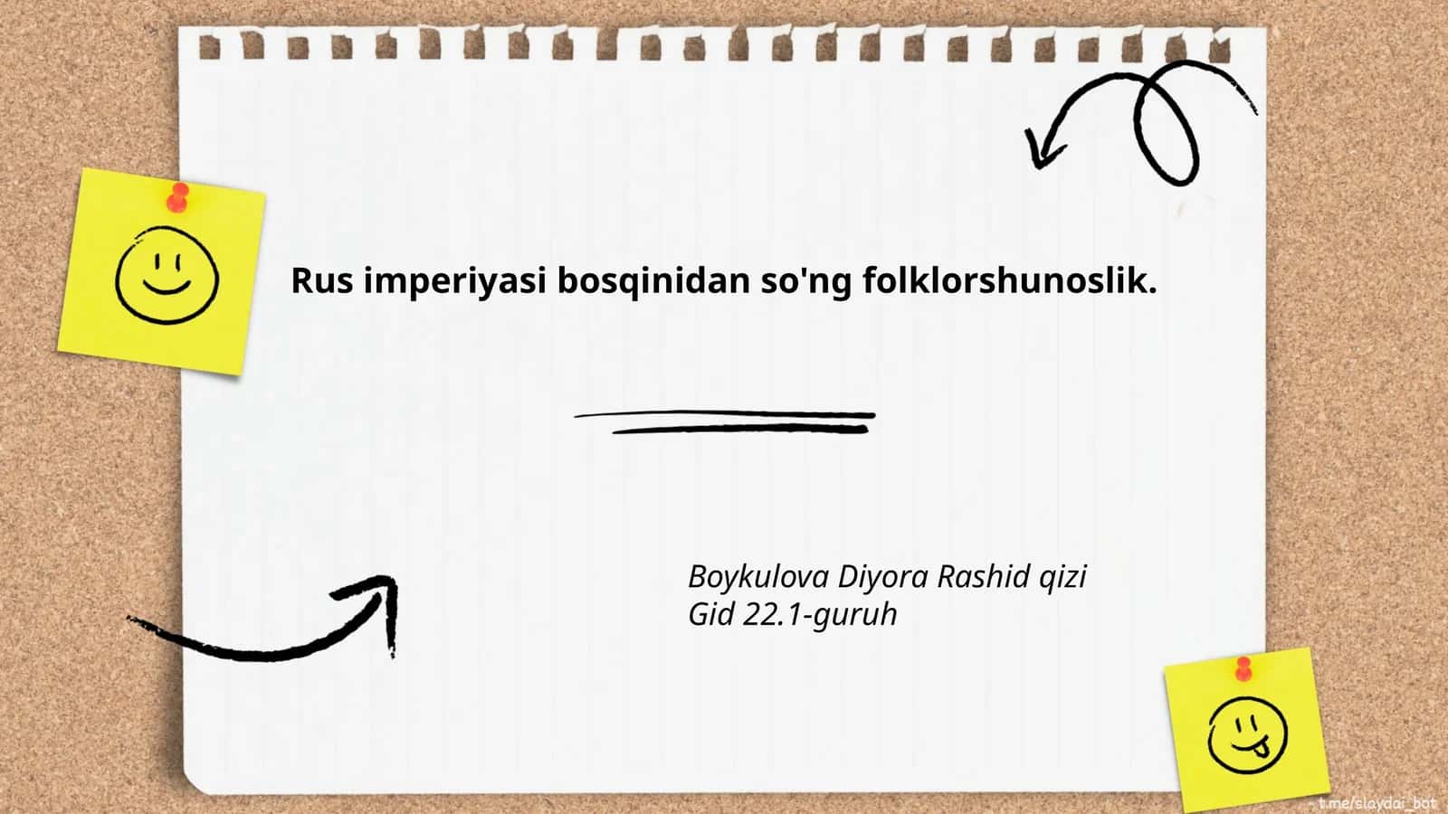 Rus imperiyasi bosqinidan so'ng folklorshunoslik