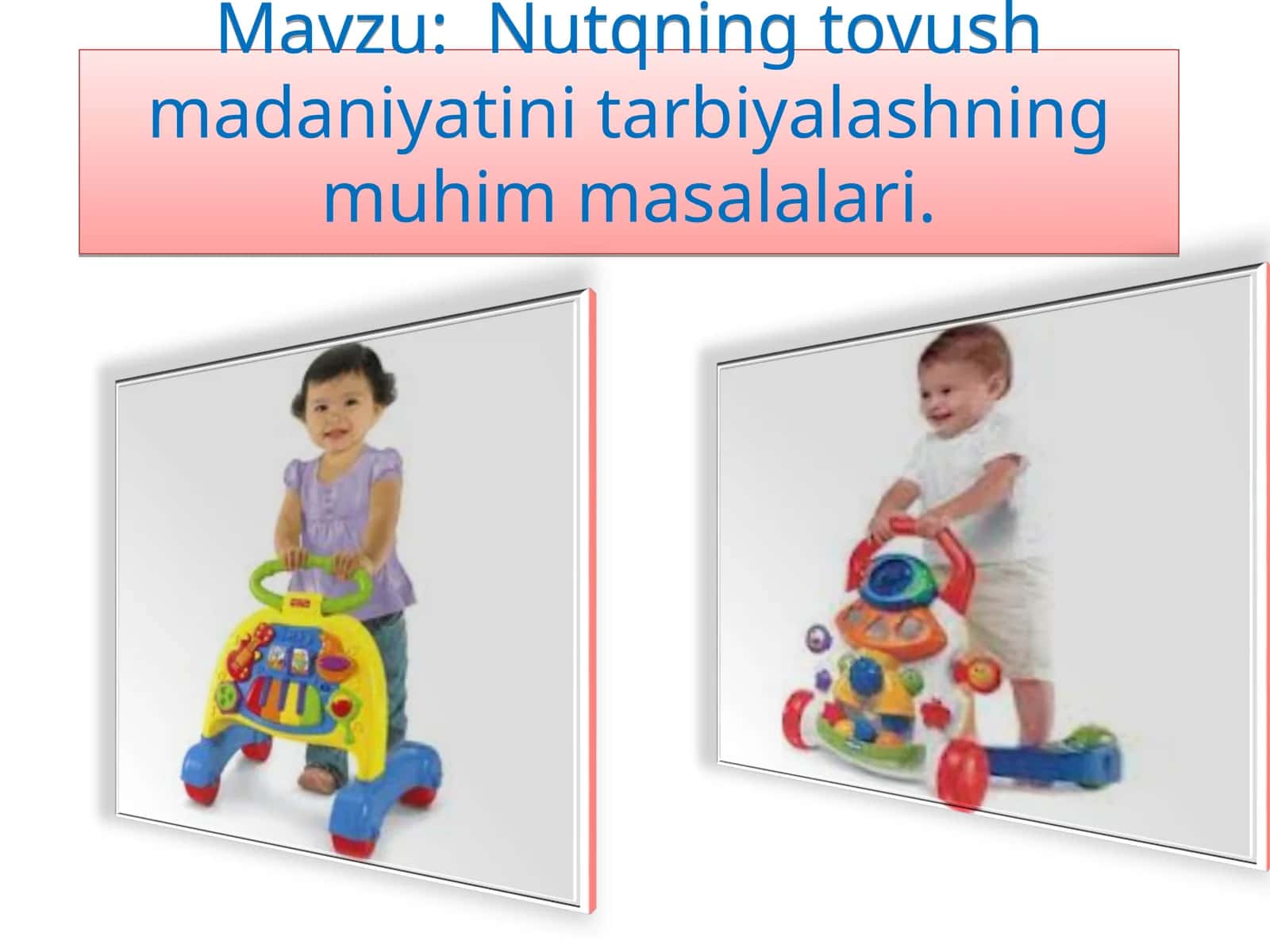 Nutqning tovush madaniyatini tarbiyalashning muhim masalalari