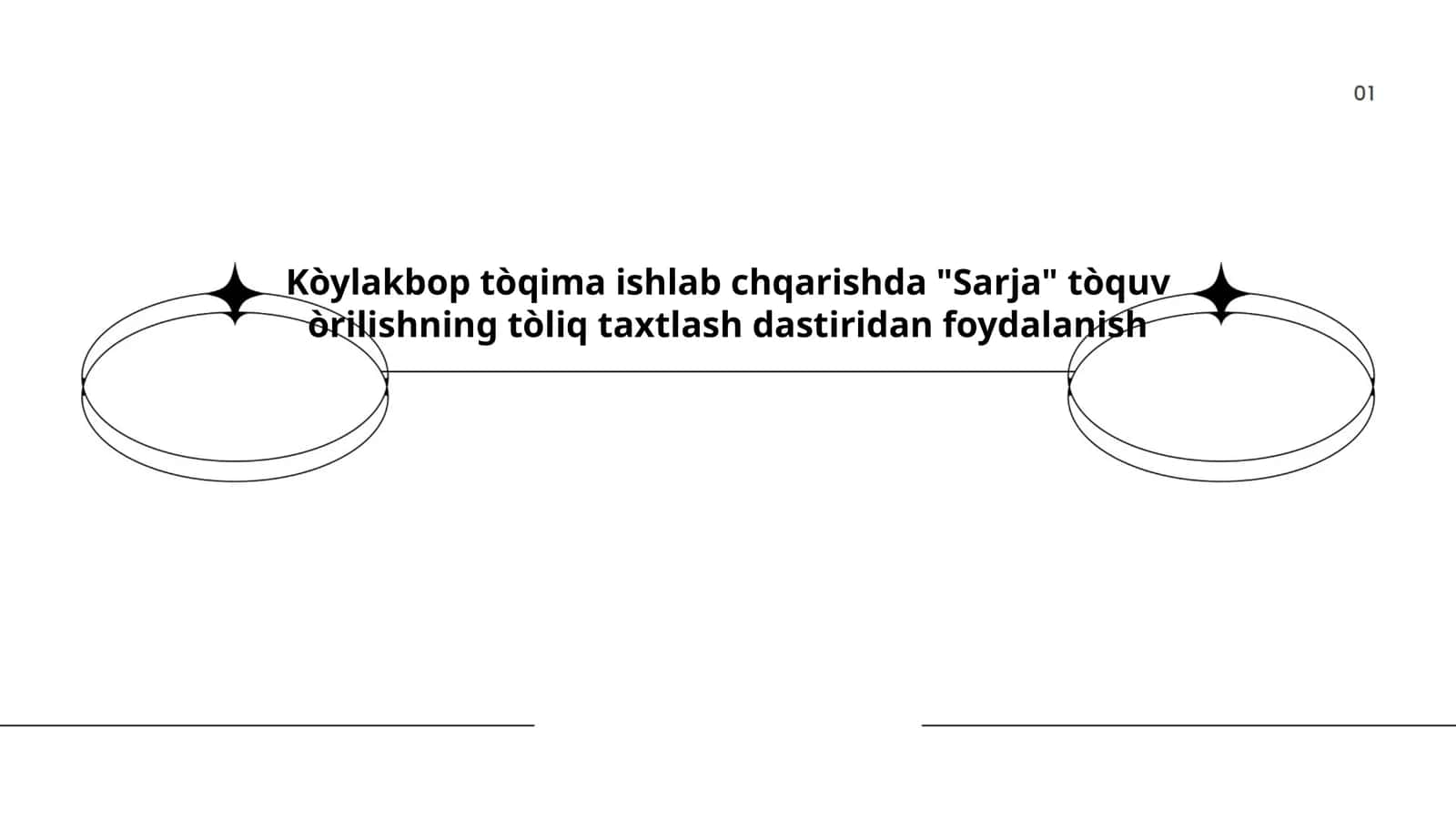 Sarja to'quv o'rilishi