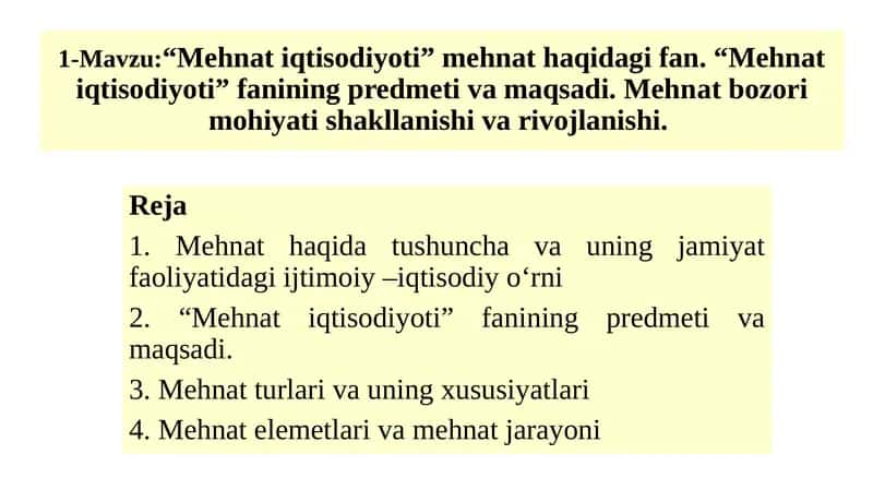 Mehnatiqtisodiyoti