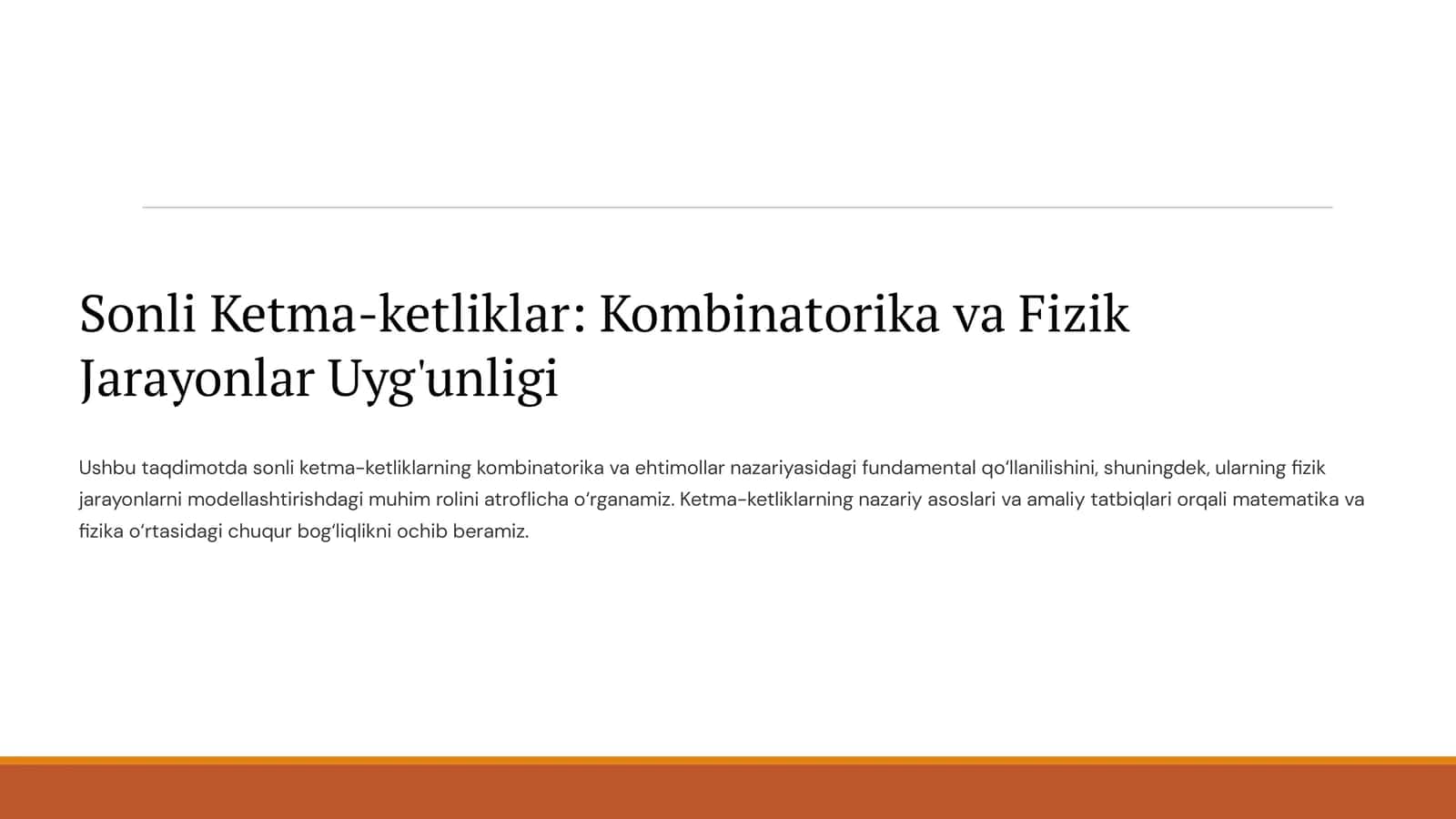 hisob mustaqil ishlar