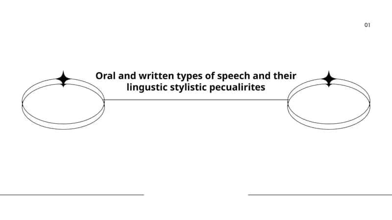 Oral and written types of speech and their lingustic stylistic pecualirites