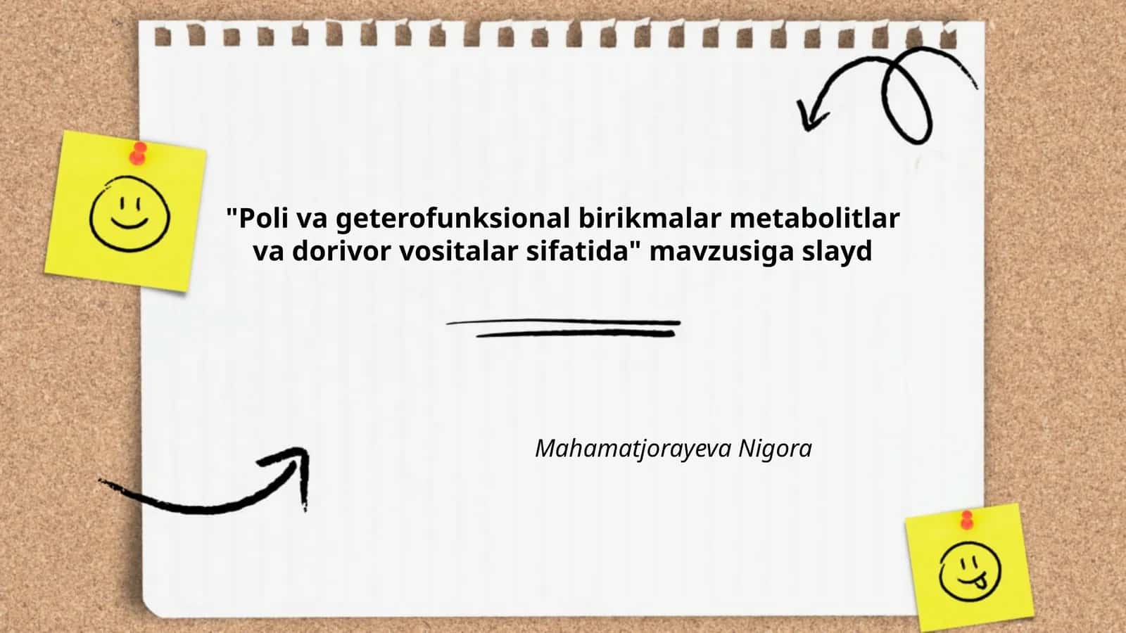 Poli va geterofunksional birikmalar metabolitlar va dorivor vositalar sifatida